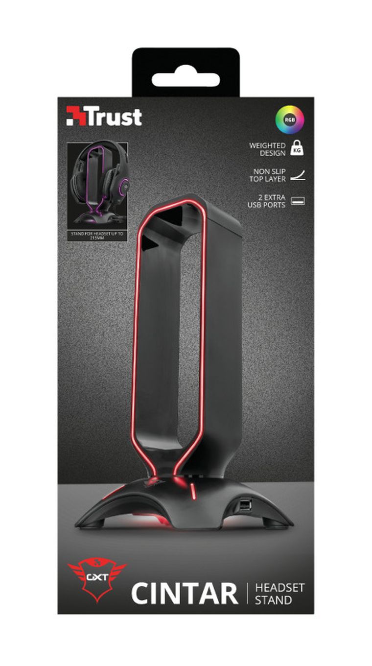 GXT 265 Cintar, RGB Headset Stand, stojak na słuchawki