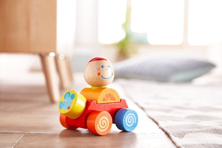 Haba, Ben, Auto odkrywców, pojazd drewniany