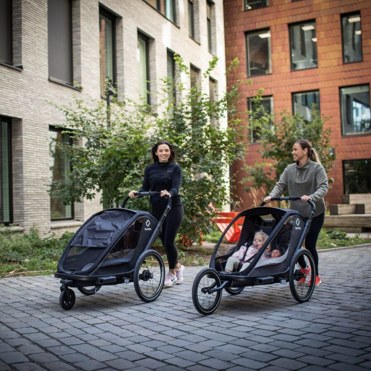 Hamax, Breeze One, przyczepka rowerowa, Black