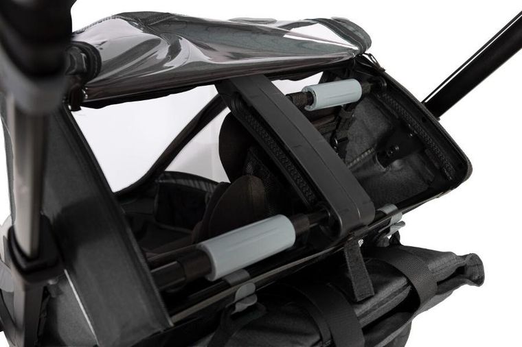 Hamax, Cocoon, przyczepka rowerowa, podwójna, Grey/Black