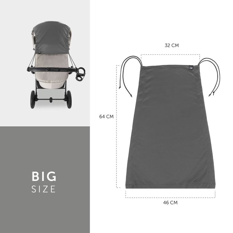 Hauck, daszek przeciwsłoneczny, grey