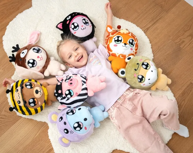 Hoody Kin Academy, maskotka w zwierzęcym kapturku, królik