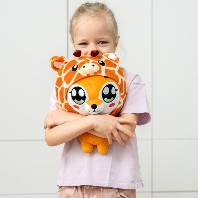 Hoody Kin Academy, maskotka w zwierzęcym kapturku, lis