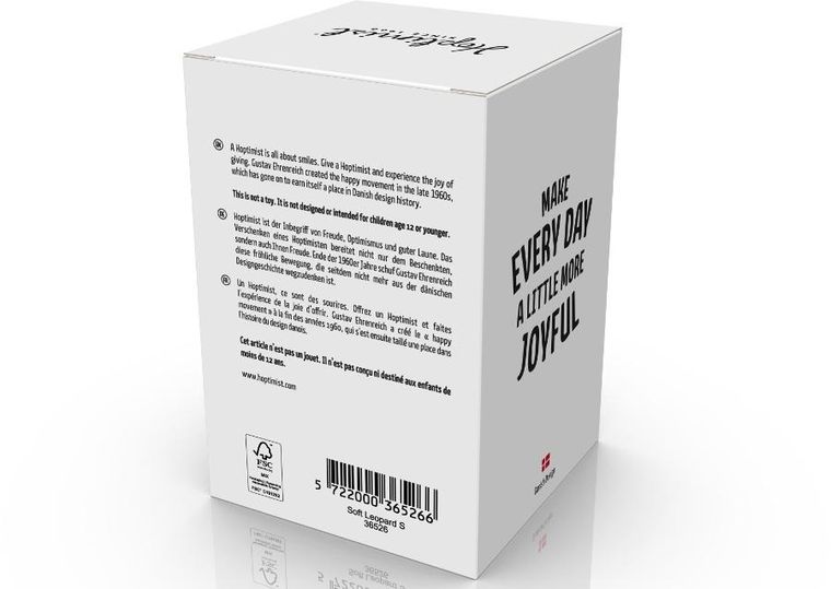 Hoptimist, Soft S Leopard, figurka, rozmiar S, yellow, 36526