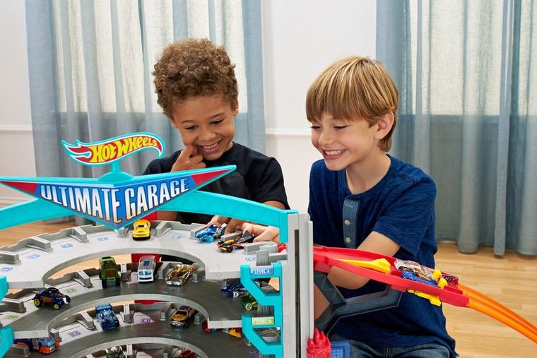 Hot Wheels, Mega Garaż, światła i dźwięki, zestaw z pojazdami