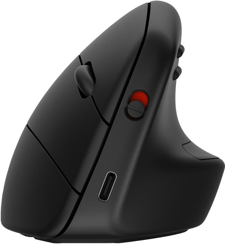 HP, 920 ergonomic vertical mouse, mysz bezprzewodowa, czarna