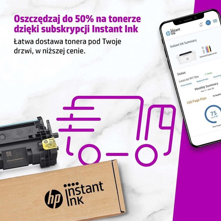 HP, LaserJet Pro, drukarka, M110w