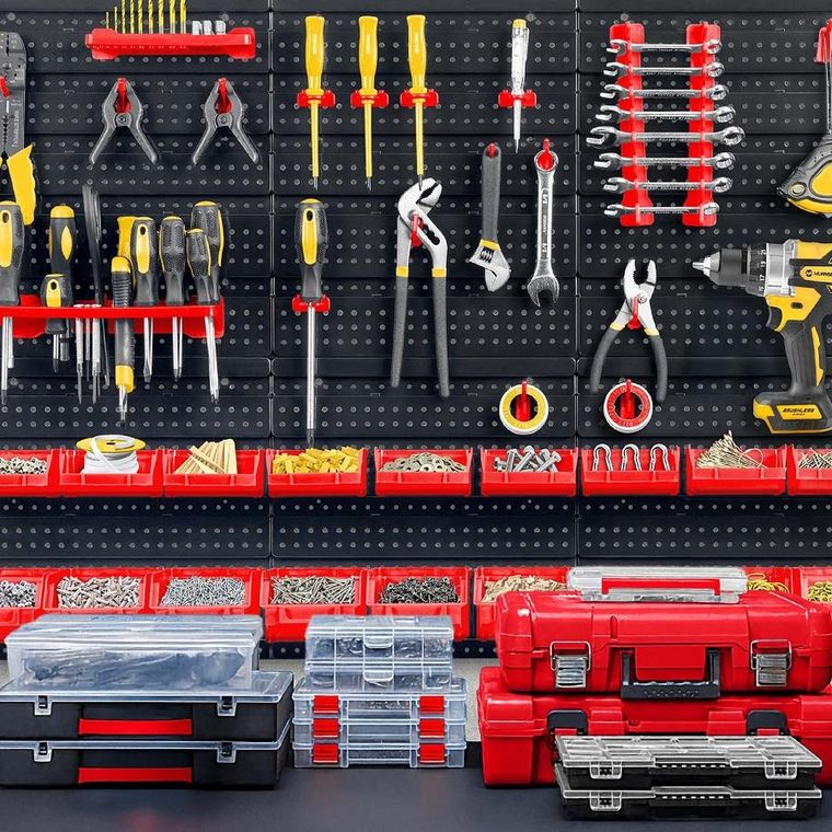 Humberg, tablica narzędziowa, warsztatowa, 96-76 cm, HM-581