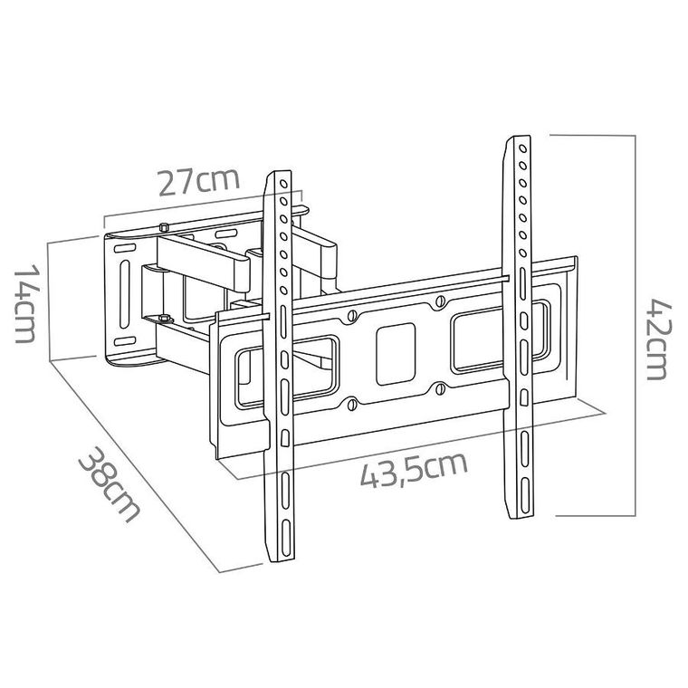Humberg, uchwyt do telewizora, 25-70 cali, 50 kg