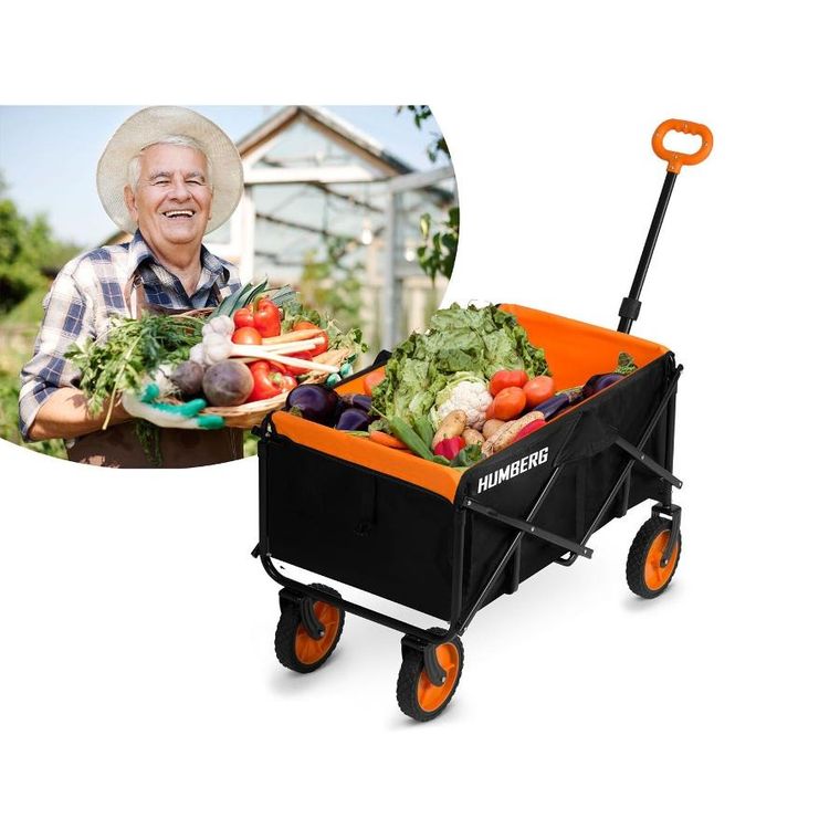 Humberg, wózek transportowy, składany, 100l