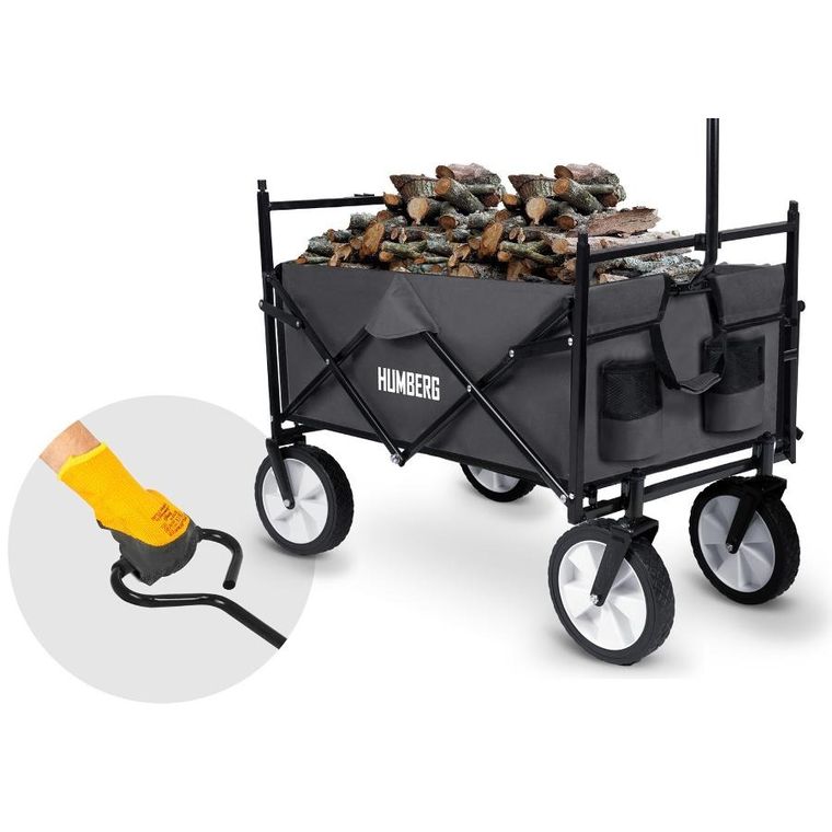 Humberg, wózek transportowy, składany, 80l