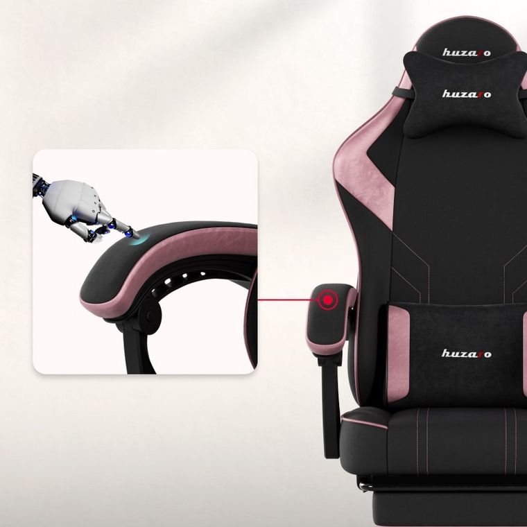 Huzaro, Force 3.7 Pink, fotel gamingowy
