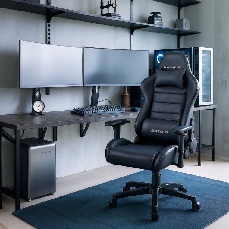 Huzaro, Ranger 6.0, fotel gamingowy dla dziecka, Black