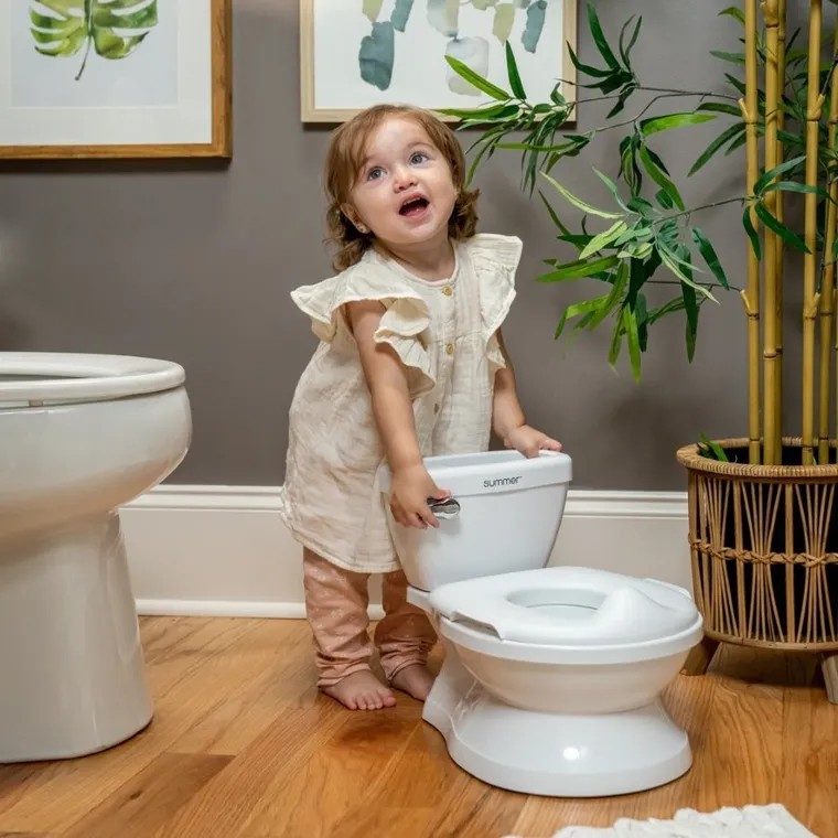 InGenuity, My Size Potty PRO, toaleta dziecięca z dźwiękiem, 2w1, biała