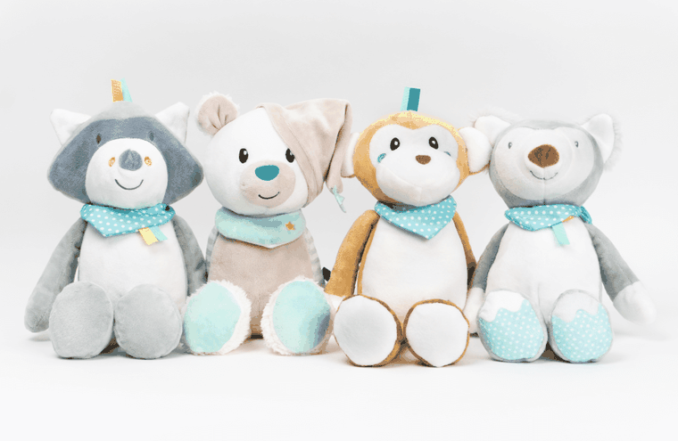 InnoGIO, GIOfriends, Oscar, szumiąca przytulanka z pozytywką i lampką nocną