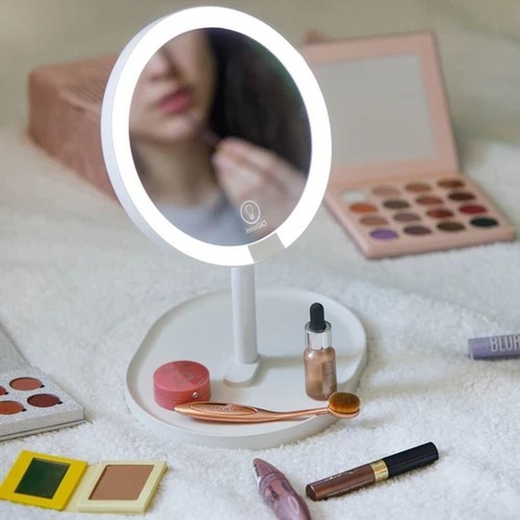 InnoGIO, GIOperfect Diamond Glow, lusterko kosmetyczne, z podświetleniem LED