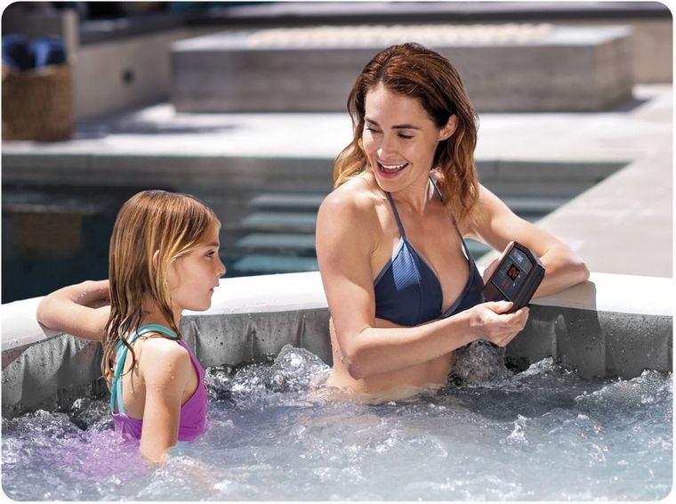 Intex, dmuchane SPA z hydromasażem z akcesoriami, 4 osobowe, 196-71 cm