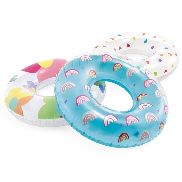 Intex, koło do pływania, kwiaty, 81 cm