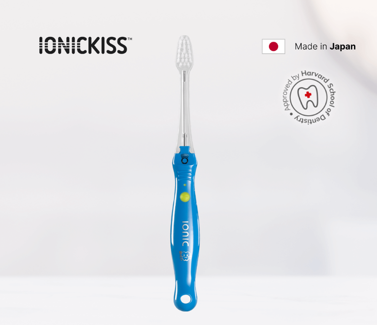Ionickiss, Kids, szczoteczka jonowa dla dzieci, niebieska