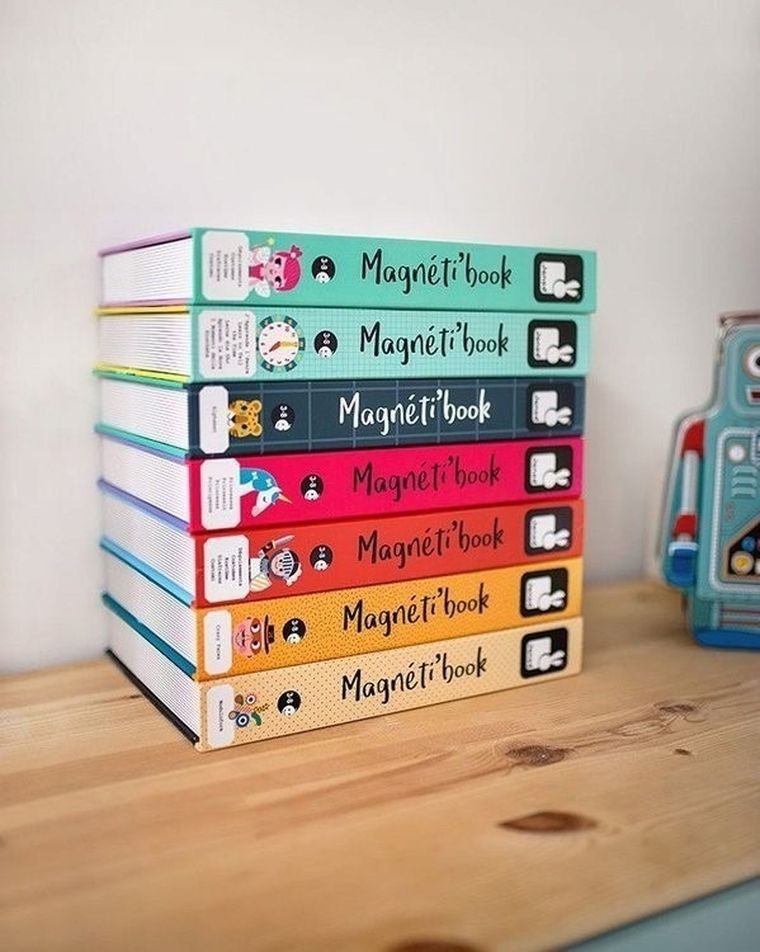 Janod, Magneti’book, Śmieszne buzie, Chłopiec, magnetyczna układanka