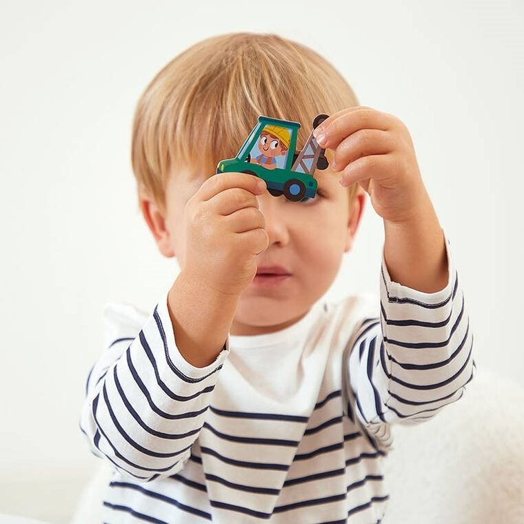 Janod, Magneti’stories, Plac budowy, magnetyczna układanka