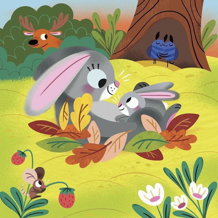 Janod, My arts & crafts, zestaw kreatywny, kolorowanka wodna, urocze zwierzątka