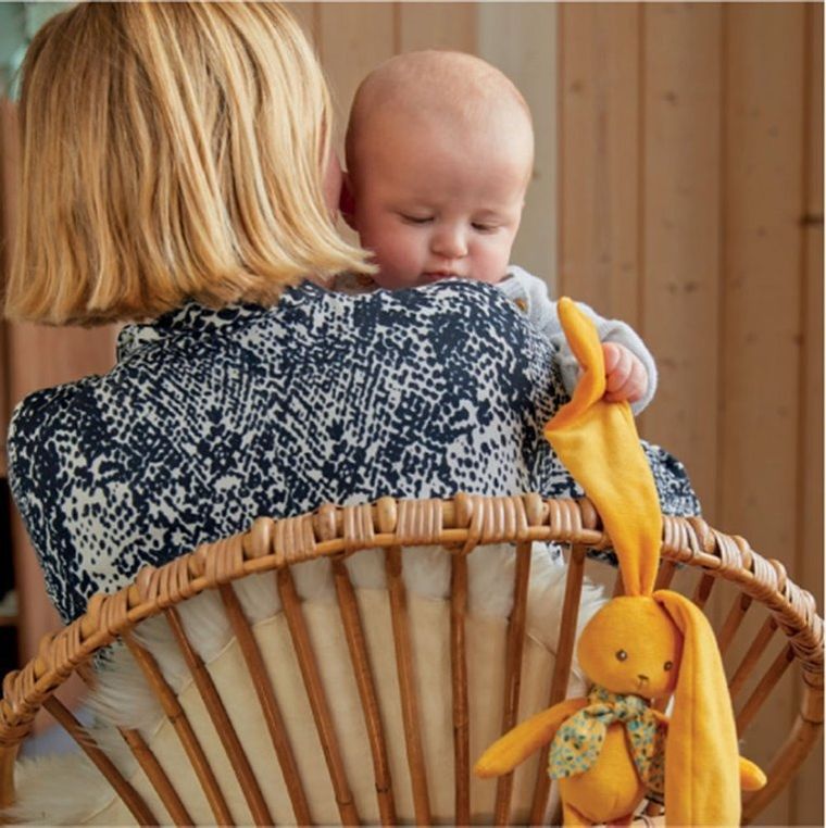 Kaloo, Lapinoo, Królik, przytulanka w pudełku, kremowy, 35 cm