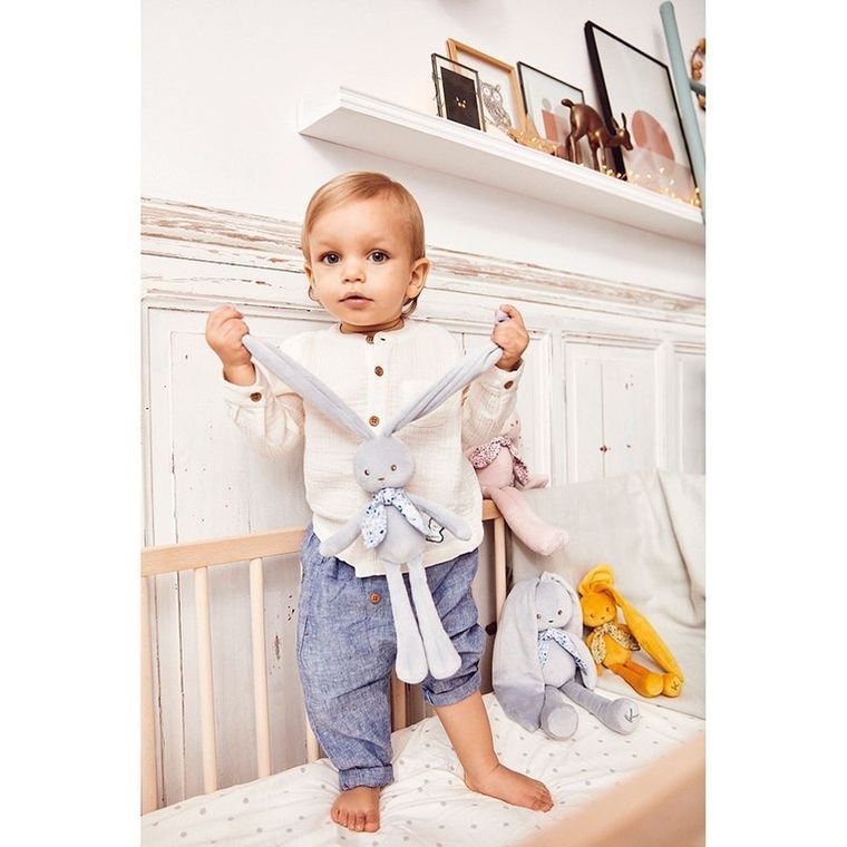 Kaloo, Lapinoo, Królik, przytulanka w pudełku, niebieski, 25 cm