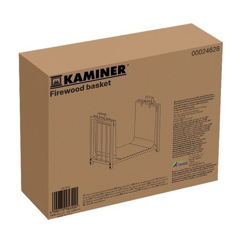 Kaminer, stojak na drewno kominkowe