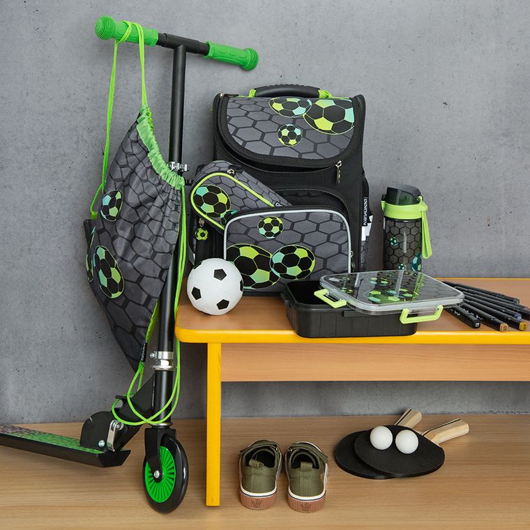 Kayokki, tornister szkolny, Piłka Nożna szara