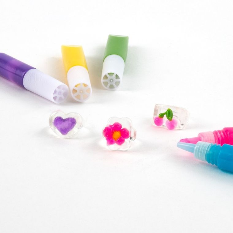 Kidea, Pierścionki do ozdabiania, zestaw kreatywny