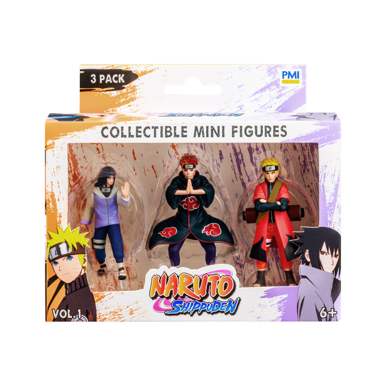 Kids World, Naruto, Shippuden, figurka kolekcjonerska, 3 szt.