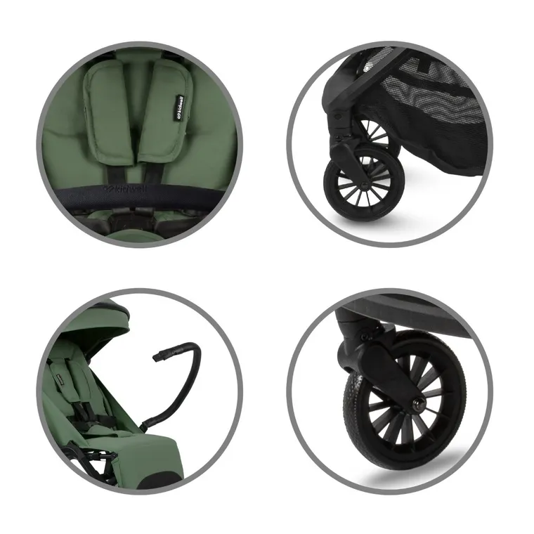 Kidwell, Auro, wózek spacerowy, Frosty Green