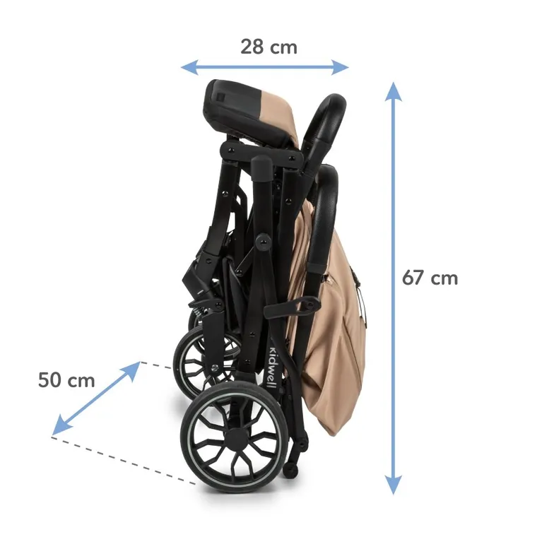 Kidwell, Colmer up, wózek spacerowy, Almond Beige