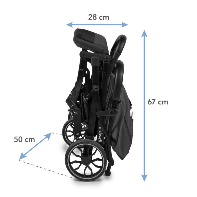 Kidwell, Colmer up, wózek spacerowy, Dove Gray