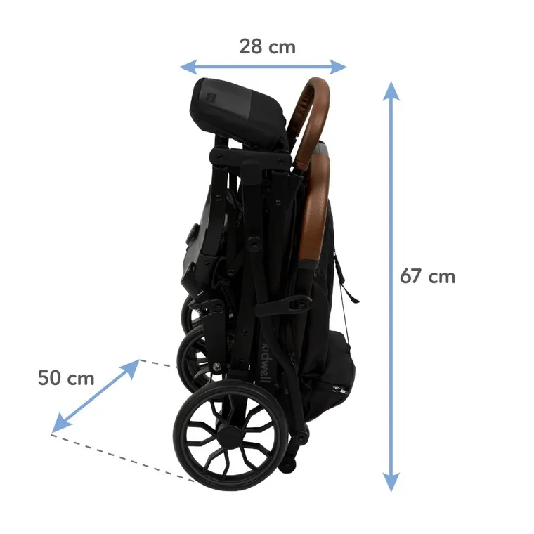 Kidwell, Colmer up, wózek spacerowy, Ink Black