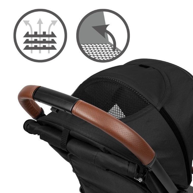 Kidwell, Colmer, wózek spacerowy, Jet Black