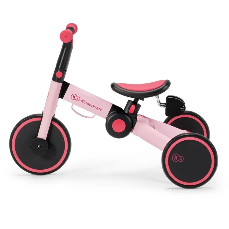 Kinderkraft, 4Trike, rowerek trójkołowy, Candy Pink