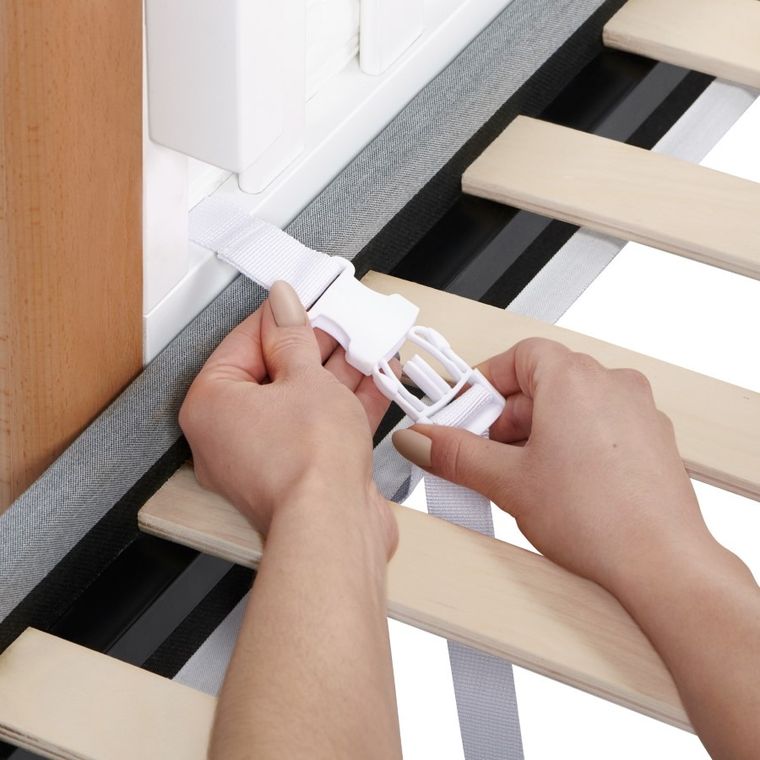 Kinderkraft, Koya, łóżeczko niemowlęce z funkcją kojca + materac, White