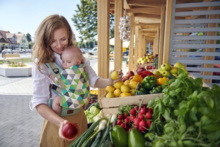 Kinderkraft, Nino, nosidełko ergonomiczne, 3m+ 20 kg, miętowy