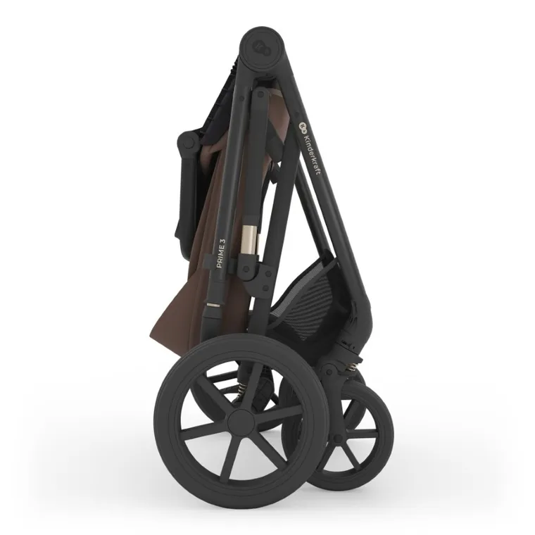 Kinderkraft, Prime 3, wózek wielofunkcyjny, 3w1, velvet mocca