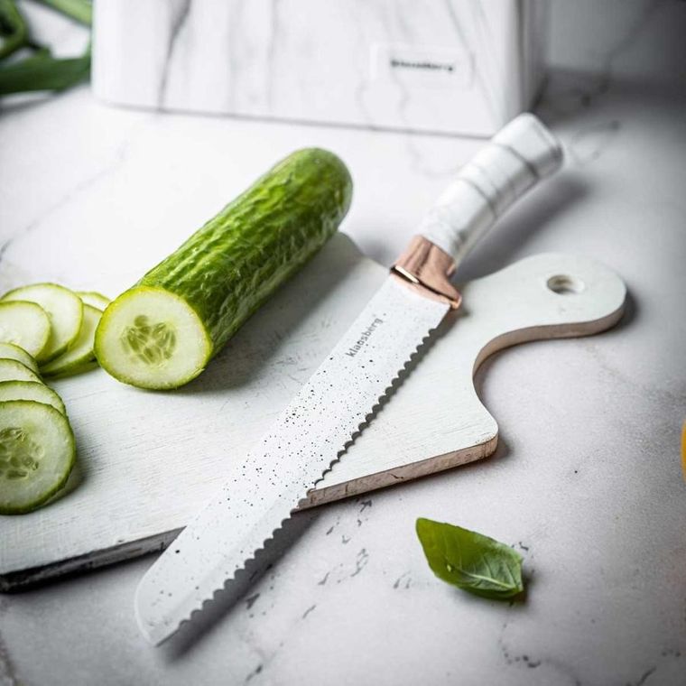 Kinghoff, zestaw noży kuchennych w bloku, 5 szt.