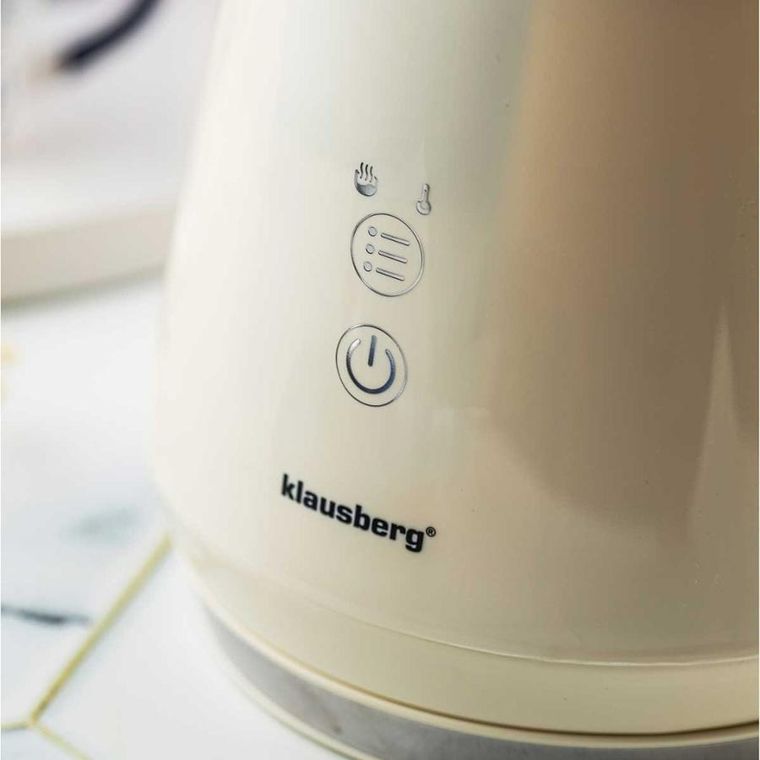Klausberg, czajnik elektryczny LED z regulacją temperatury, 1l
