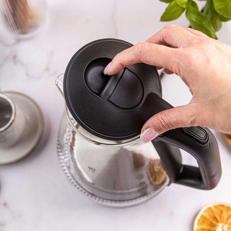 Klausberg, czajnik elektryczny, szklany, LED, 1,2l, KB-9003