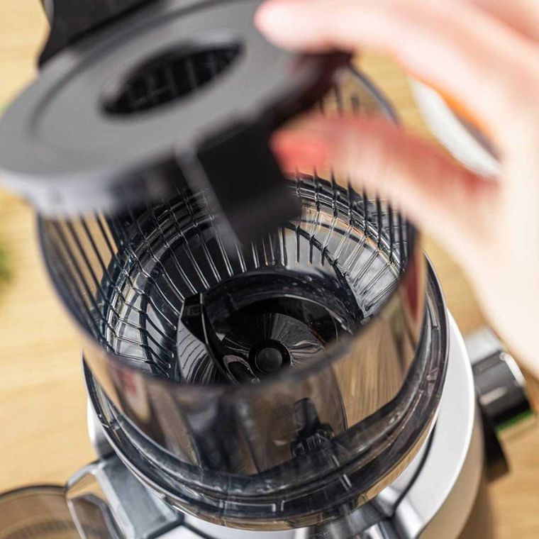 Klausberg, sokowirówka, wyciskarka wolnoobrotowa, pionowa, czarna, KB-7871