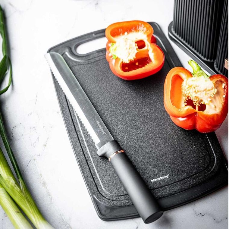 Klausberg, zestaw noży i przyborów kuchennych z deską