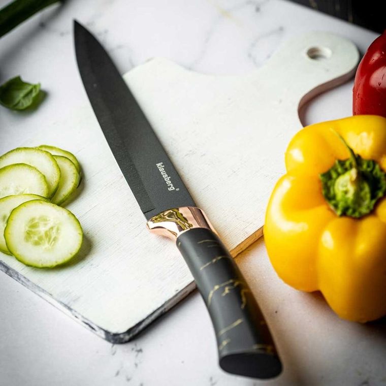 Klausberg, zestaw noży kuchennych w bloku, 5 szt.