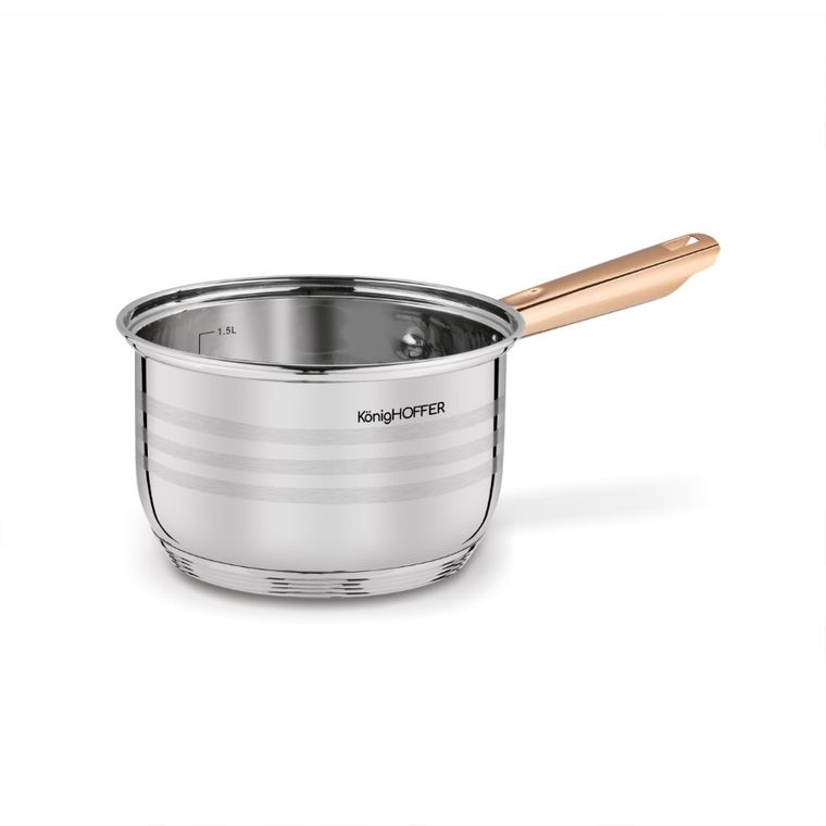 Könighoffer, Bari Rose Gold, komplet garnków, indukcja, 12 elementów
