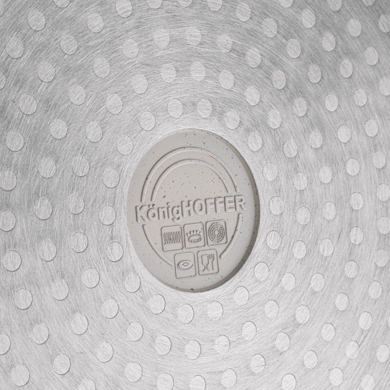 Könighoffer, Corte, zestaw garnków marmurowych na indukcję, 8 elementów