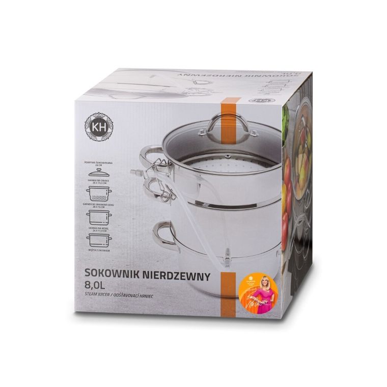 Könighoffer, sokownik nierdzewny, 8l